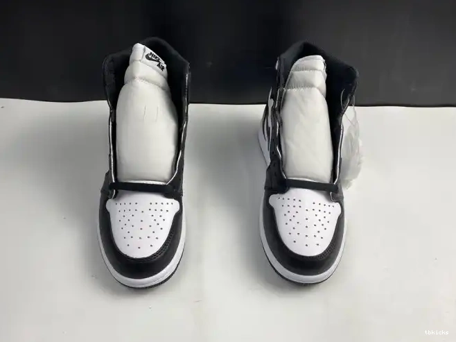 Cheap TBK White Air Jordan 1 555088-010 Black Retro (2014) 0404